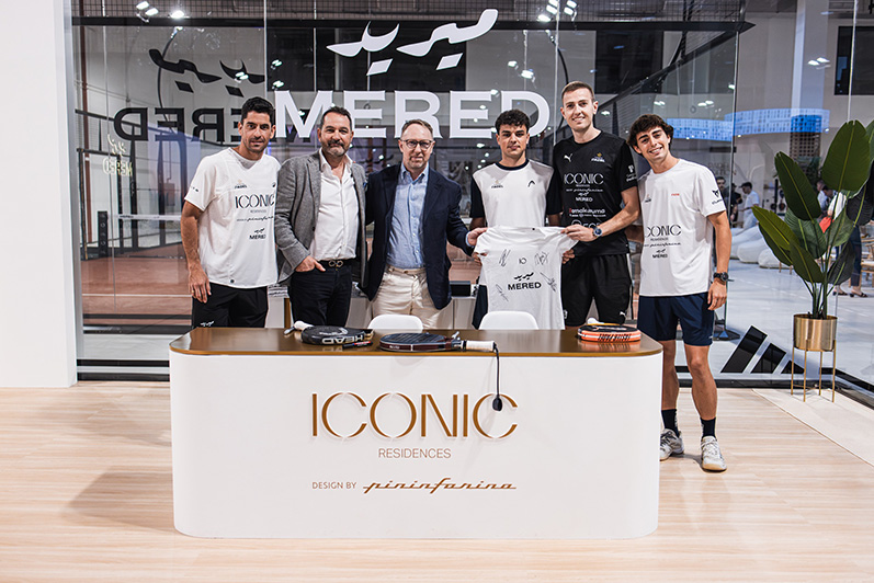 تحت رعاية ميريد للتطوير العقاري: ماكسي سانشيز يقود مباراة استعراضية في افتتاح نادي بادل إيديشن في دبي